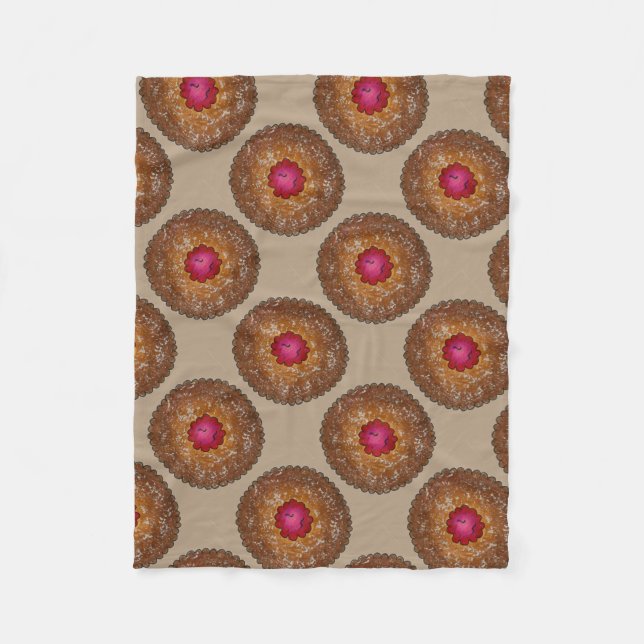 Couverture Polaire Raspberry Linzer Torte biscuits maison Boulangerie (Devant)