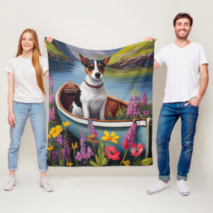 Couverture Polaire Rat Terrier sur une pagaie : une aventure Pittores