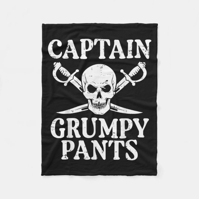 Couverture Polaire Rate Captain Mpy Pants Funny Humor Quote Men Women (Devant)