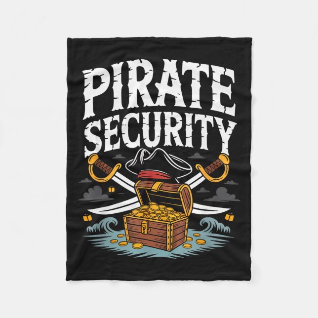 Couverture Polaire Rate Security Funny Halloween Costume Dad Mom Grou (Devant)