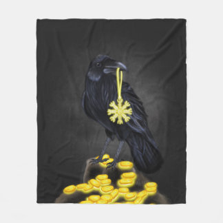 Couverture Polaire Raven's Rune : Aegishjalmur Magic sur la pierre no