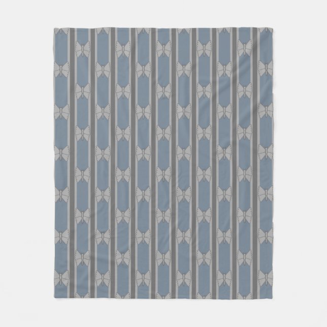 Couverture Polaire Rayure de Papillon (Devant)