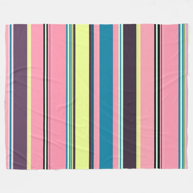 Couverture Polaire Rayures (Devant (Horizontal))