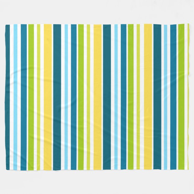 Couverture Polaire Rayures (Devant (Horizontal))