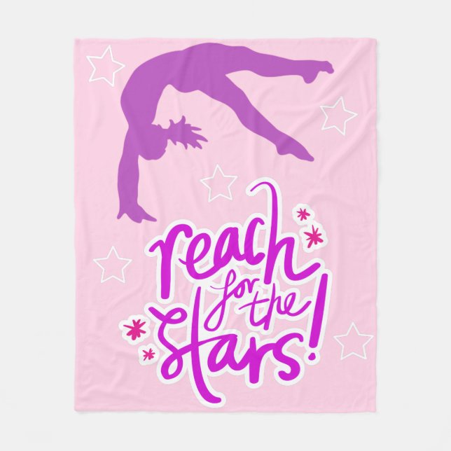 Couverture Polaire Reach for the Stars Gymnastique Tumbling (Devant)