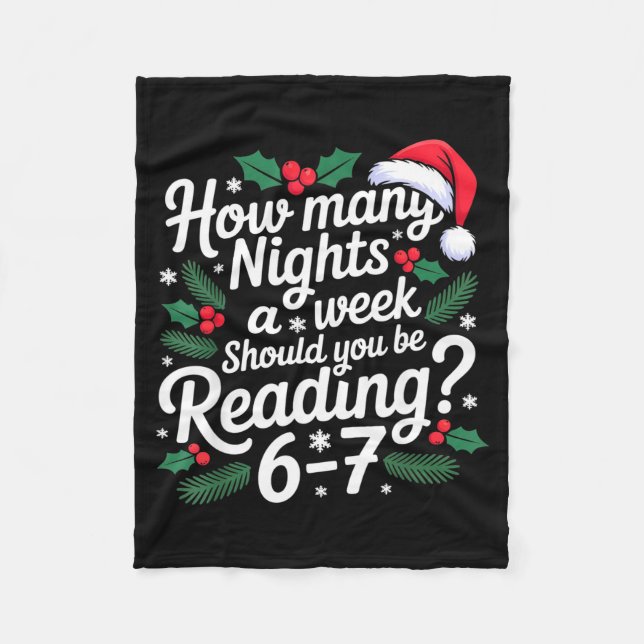 Couverture Polaire Reading 67 Meme Englieacher Funny 67 Christmas  (Devant)