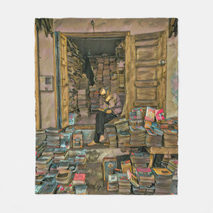 Couverture Polaire Reading Lovers Gift For Librarian