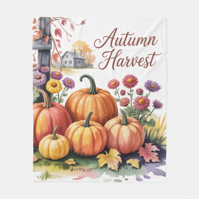 Couverture Polaire Récolte d'automne, pays Récolte d'automne, automne (Devant)