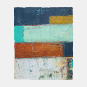 Couverture Polaire Rectangles Abstraites