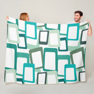 Couverture Polaire Rectangles modernes du milieu du siècle