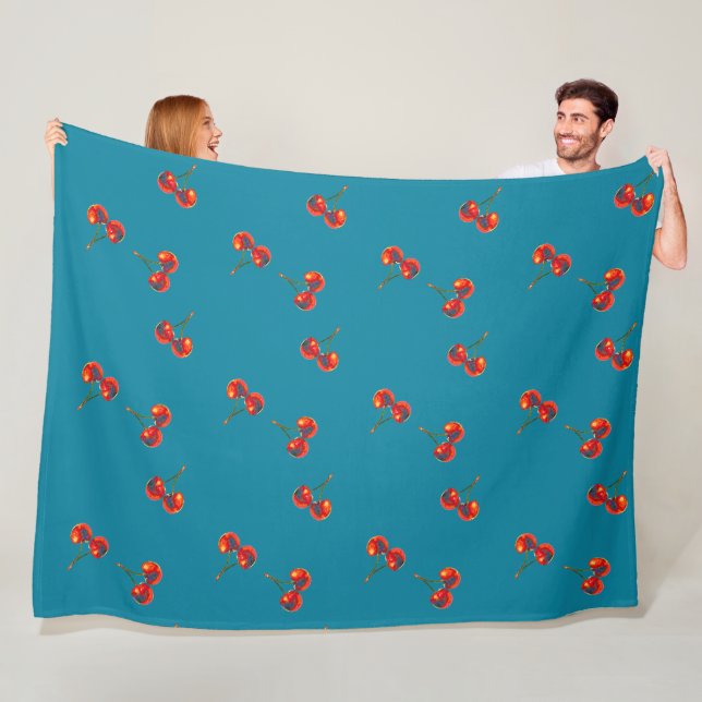 Couverture Polaire Red Cherry (En situation)