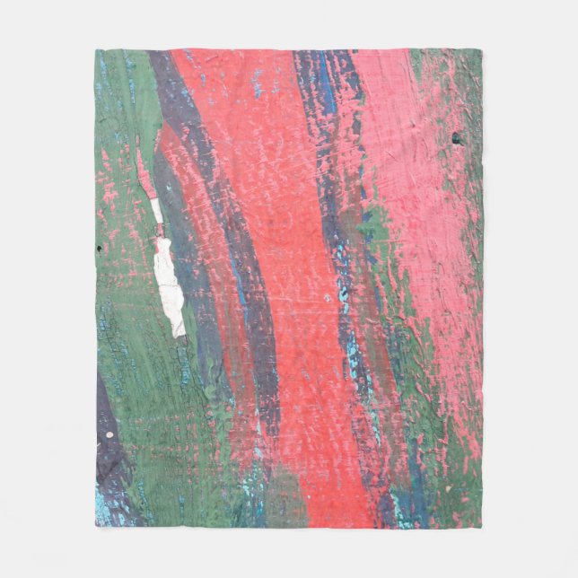 Couverture Polaire Red painting hand drawn backgroundabstract,abstrac (Devant)