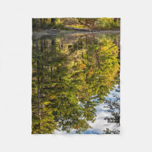 Couverture Polaire Réflexions dans Red Eagle Pond Montagnes blanche