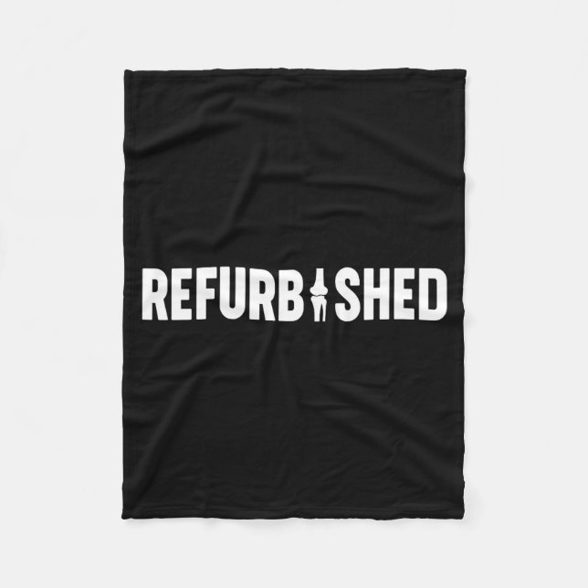 Couverture Polaire Refurbished New Knee Replacement Funny Knee Surger (Devant)