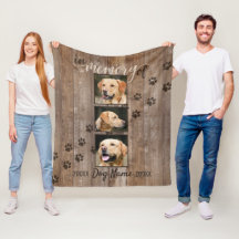 Regard du bois rustique commémoratif de chien fait