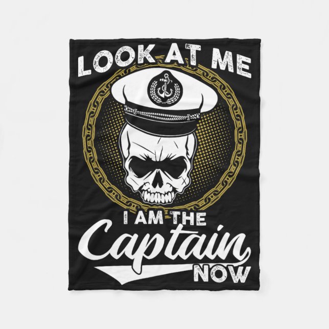 Couverture Polaire Regarde-Moi Je Suis Le Capitaine Maintenant (Devant)