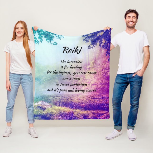 Couverture Polaire Reiki inspiré guérissant (En situation)