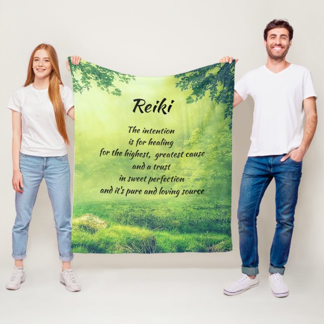 Couverture Polaire Reiki inspiré guérissant (En situation)