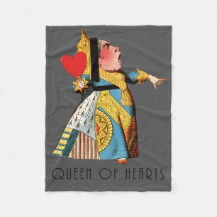 Couverture Polaire Reine de Cœur Alice au Pays des Merveilles Classiq