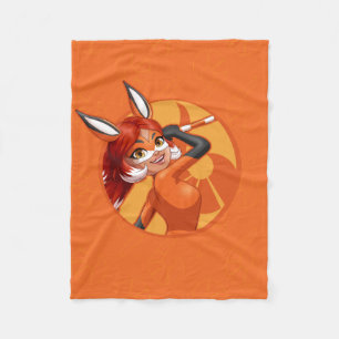 Couverture Polaire Rena Rouge Orange Badge