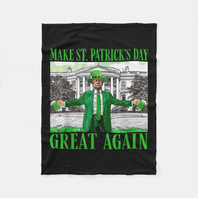 Couverture Polaire Rendre la fête de St. Patricks à nouveau formidabl (Devant)