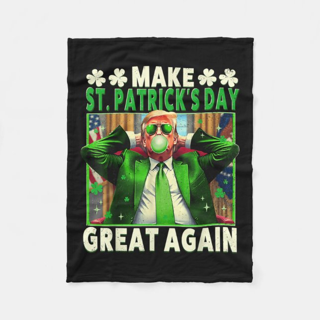 Couverture Polaire Rendre la grandeur du Jour de la Saint Patrick à n (Devant)