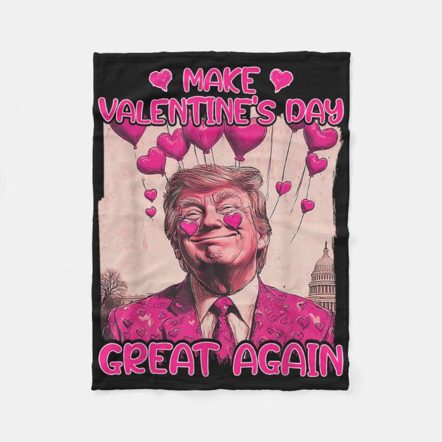 Couverture Polaire Rendre la Saint-Valentin plus grande encore drôle  (Devant)