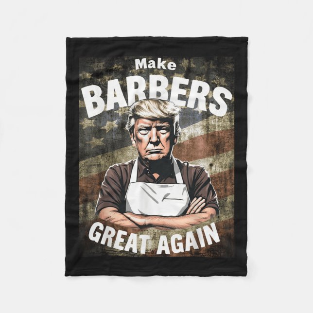 Couverture Polaire Rendre les barbiers plus grands _ barbiers pour Tr (Devant)