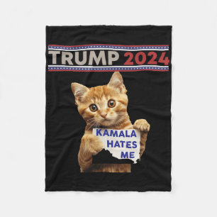 Couverture Polaire Rendre les chats à nouveau en sécurité Trump chats