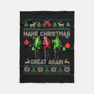 Couverture Polaire Rendre Noël super à nouveau Sweaters moches drôle 