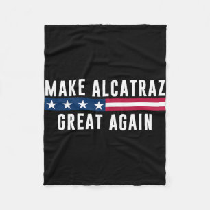 Couverture Polaire Rendre sa grandeur à Alcatraz Drôle Trump Hommes F