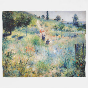 Couverture Polaire Renoir - Chemin menant à travers l'herbe haute