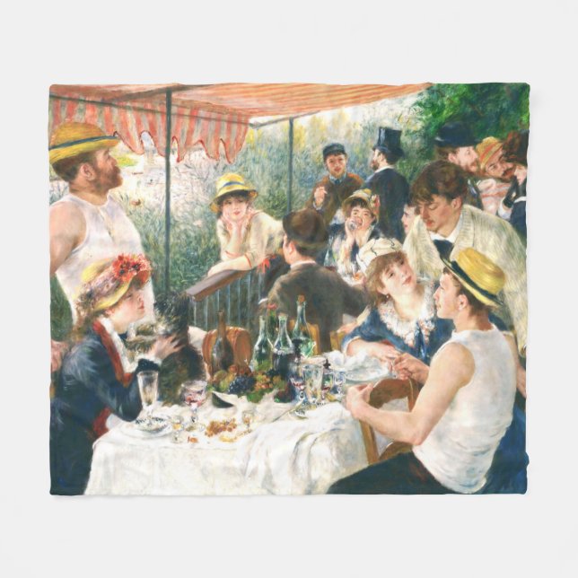 Couverture Polaire Renoir Luncheon de la Boating Party Renoir (Devant (Horizontal))