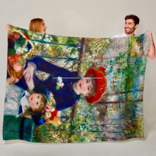 Couverture Polaire Renoir's Mother and Child  Fleece Blanket (Créateur téléchargé)