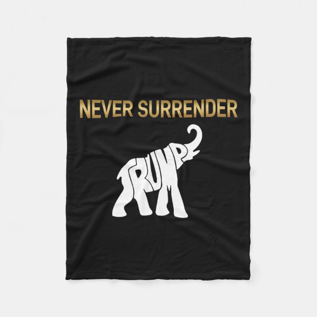 Couverture Polaire Renoncer à Trump Elephant (Devant)