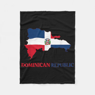 Couverture Polaire République Dominicaine Drapeau Voyage Souvenir dom