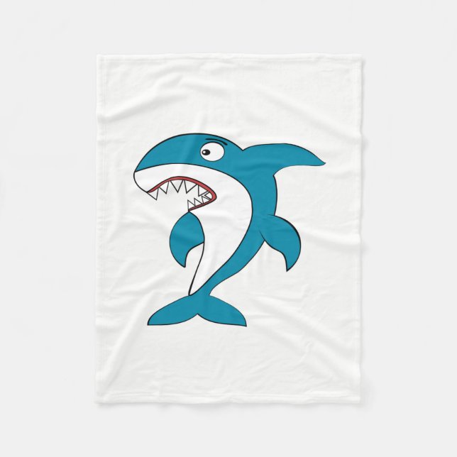 Couverture Polaire Requin (Devant)