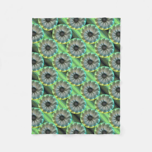 Couverture Polaire Requin spiral par Kenneth Yoncich (Devant)