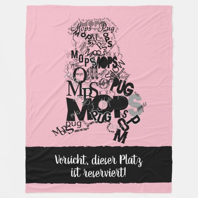 Couverture Polaire Réserve für Herr Mops (Devant)