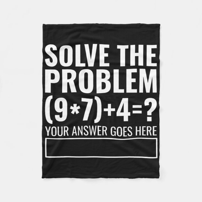Couverture Polaire Résoudre le problème 67 Six Sept Prof de maths drô (Devant)