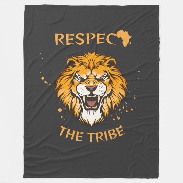 Couverture Polaire Respect the Tribe | Fleece Blanket (Devant)