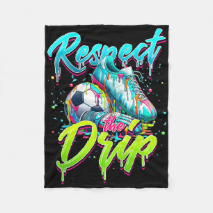 Couverture Polaire Respecter le goutte à goutte Soccer Glace Goutte a