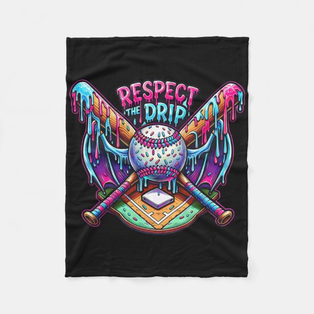 Couverture Polaire Respectez Le Goutte Bysebyll Plaque De Base Avec S (Devant)