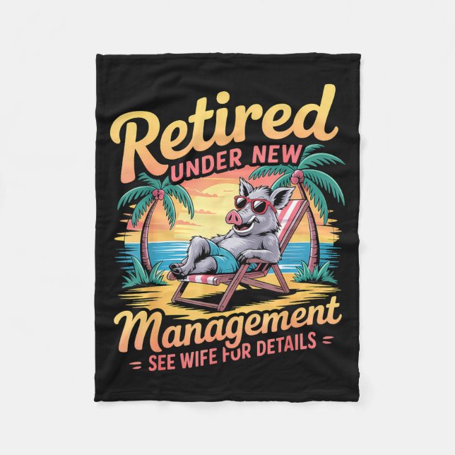 Couverture Polaire Retired Under New Management See Wife For Details  (Devant)