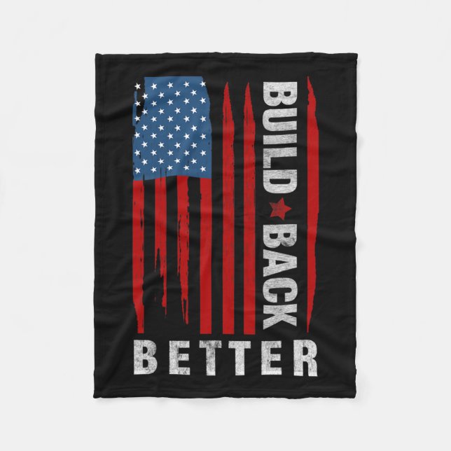 Couverture Polaire Retour Biden Kamala Harris 2020 Parti libéral-démo (Devant)