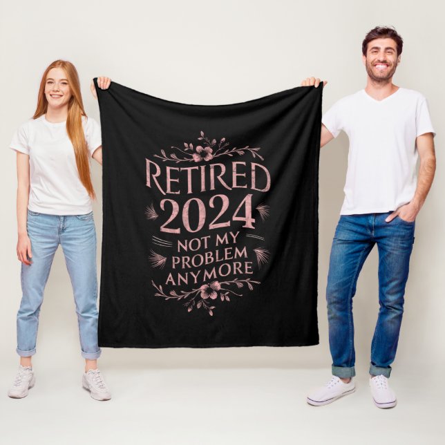 Couverture Polaire Retraité 2024 Plus Mon Problème Retraite  (En situation)