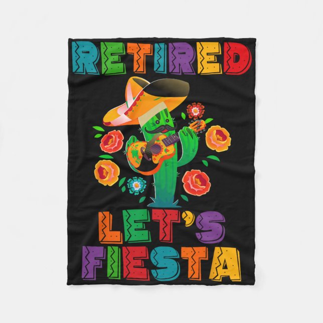 Couverture Polaire Retraite Mexicano Fiesta Retraite Cinco De (Devant)
