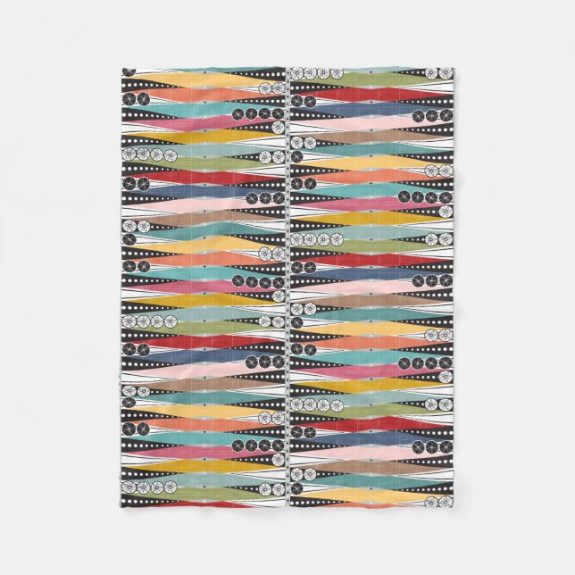 Couverture Polaire Retro âge atomique jacquet (Devant)