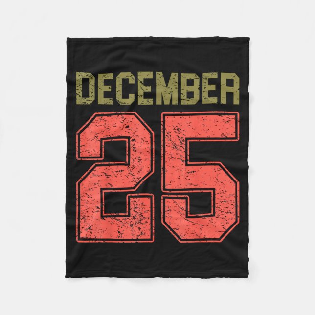 Couverture Polaire Retro Christmas Shirts Men Women December 25 Xmas  (Devant)