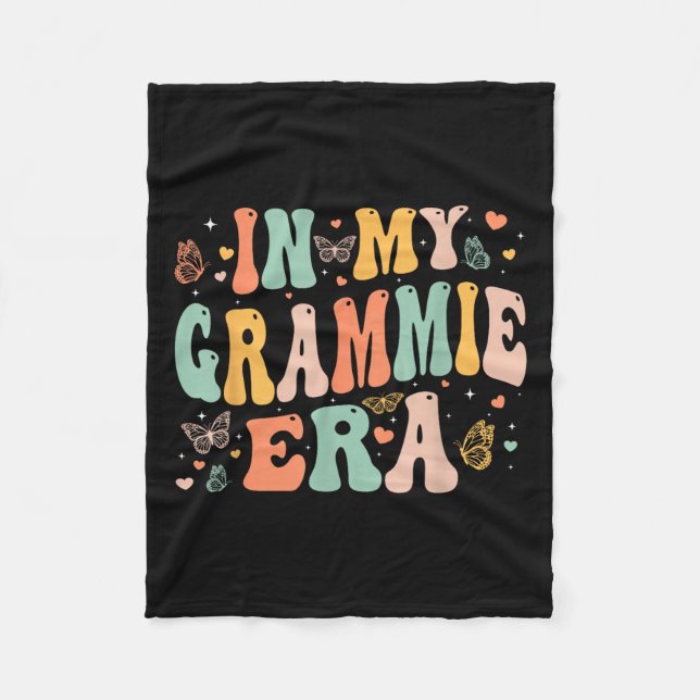 Couverture Polaire Retro Groovy In My Grammie Era Mother's Day Women  (Devant)